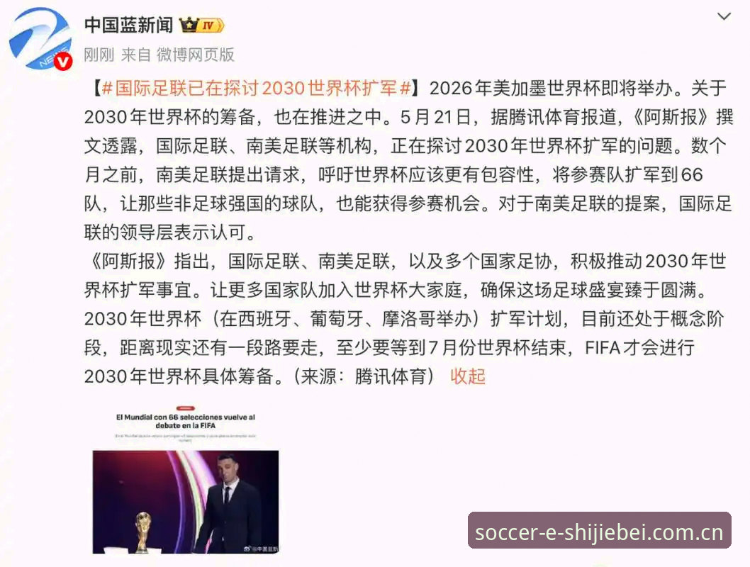 2030世界杯扩军至66队实用指南：中国男足入场机会全解析